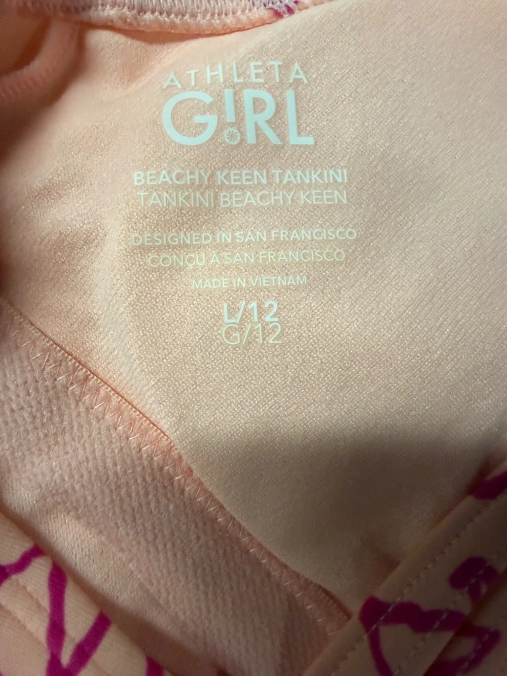 Athleta girls Tankini